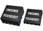 Diodes Incorporated PI3USB3031 2-Channel 1:3 Multiplexer