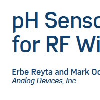 pH Sensor Reference Design Enabled for RF Wireless Transmission