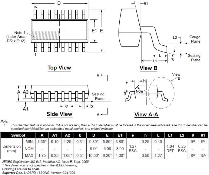 Microchip Technology HV9801A Switch Dimmable LED Drivers