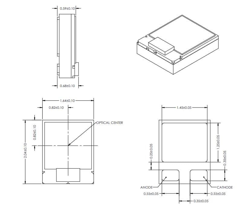 Mechanical Drawing - Lumileds LUXEON Z ES High-Power LEDs