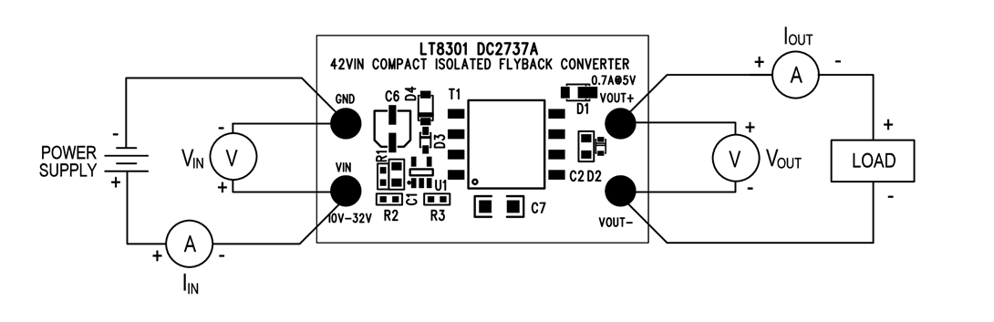 Analog Devices Inc. DC2737A DemoCircuit for LT8301 Flyback Converter