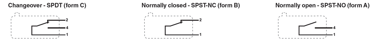 Application Circuit Diagram - Crouzet V3DS Miniature Microswitches