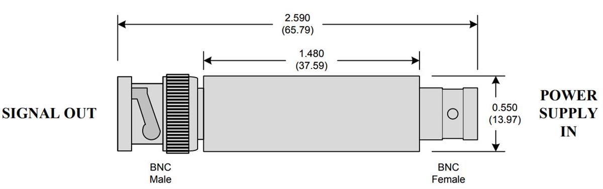 Mechanical Drawing - Crystek Corporation CPROBS5 Pocket Reference Oscillators