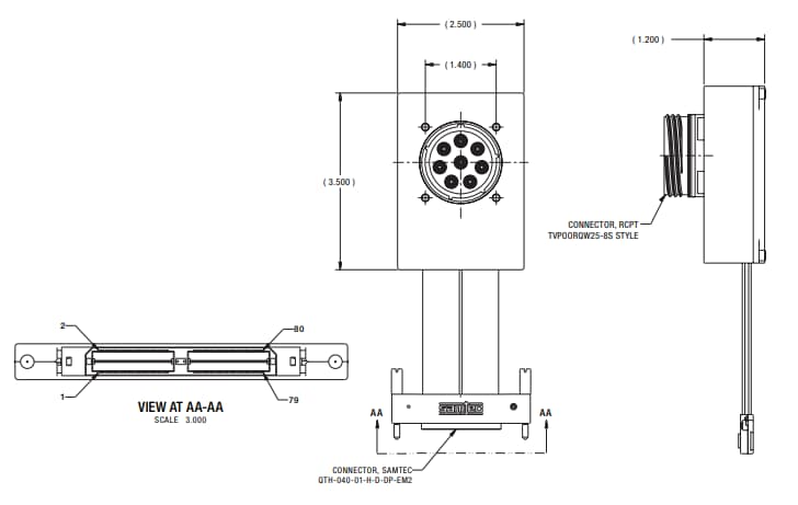 Amphenol Aerospace Quad 10GBASE-T to XAUI Converters