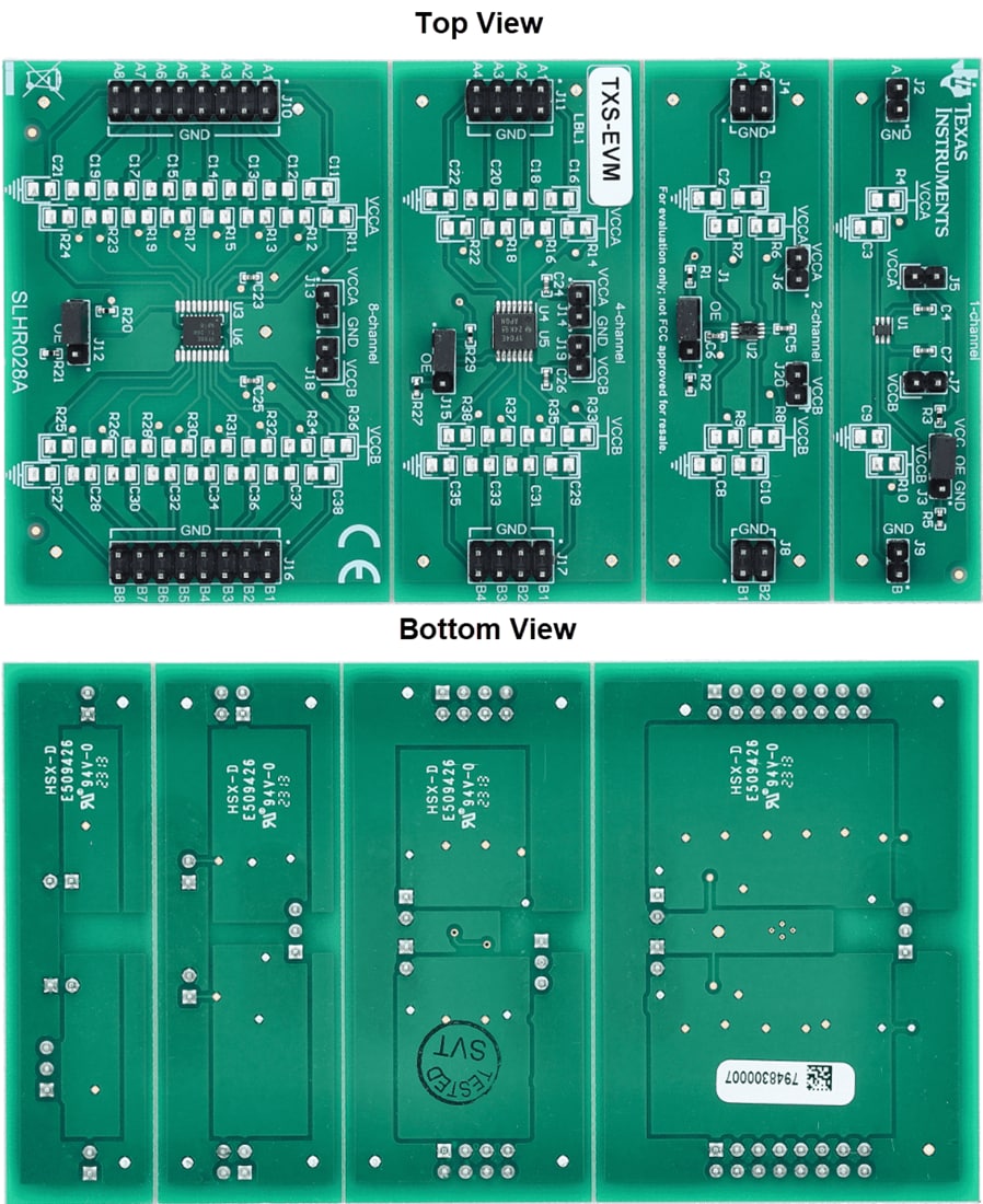 Mechanical Drawing - Texas Instruments TXS-EVM Translator Evaluation Module (EVM)
