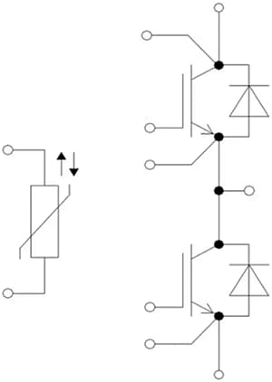 Location Circuit - Infineon Technologies FF900R12ME7_B11 Dual IGBT Module