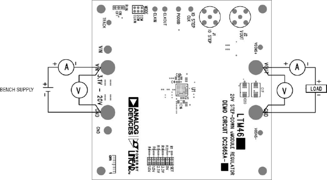Location Circuit - Analog Devices Inc. LTM4626 Demo Boards DC2665x