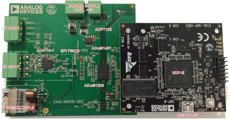 Location Circuit - Analog Devices Inc. EVAL-AD4110-1SDZ Evaluation Board