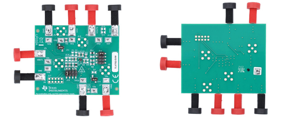 Mechanical Drawing - Texas Instruments TLV75x-EVM Evaluation Modules