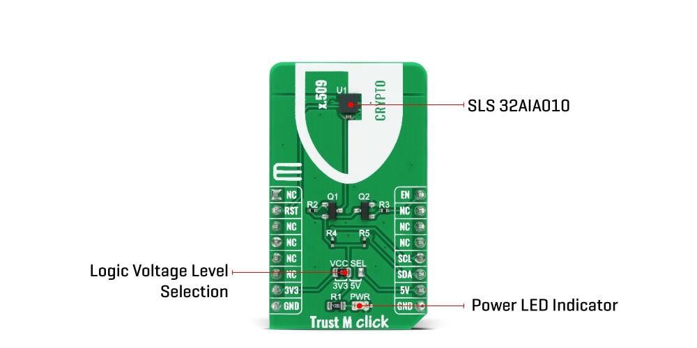 Block Diagram - Mikroe Trust M Click