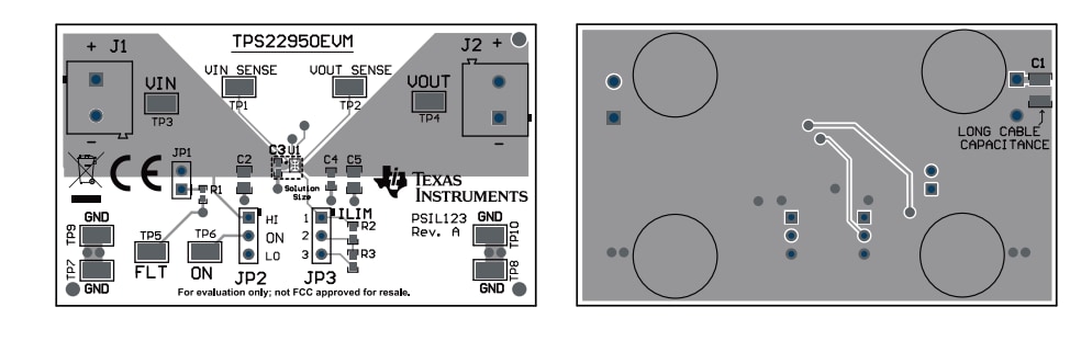 Texas Instruments TPS22950EVM Evaluation Module