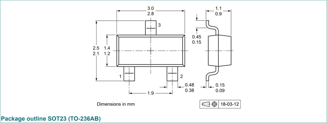 Nexperia BZX8450-Q Voltage Regulator Diodes