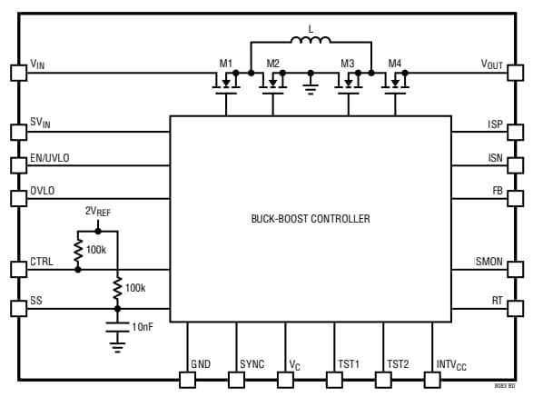Block Diagram - Analog Devices Inc. LTM8083 Buck-Boost μModule® Regulators