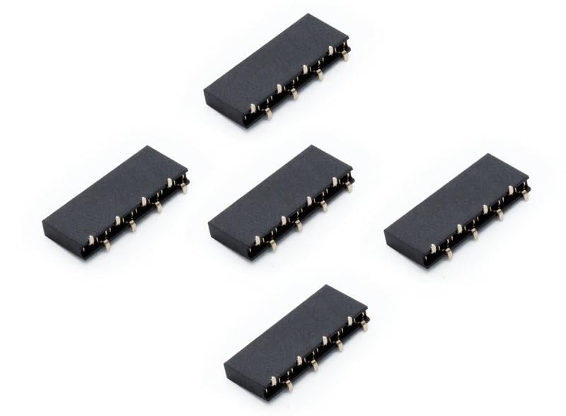 Mikroe 1x8 Female Header Socket SMD (5pcs)