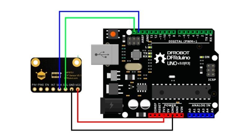 DFRobot Fermion TMF8801 ToF Distance Ranging Sensor