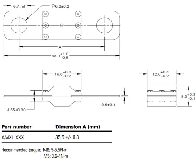 Eaton Electronics AMXL Automotive Bolt-in Fuses
