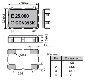 Epson Timing SG7050CCN Crystal Oscillators