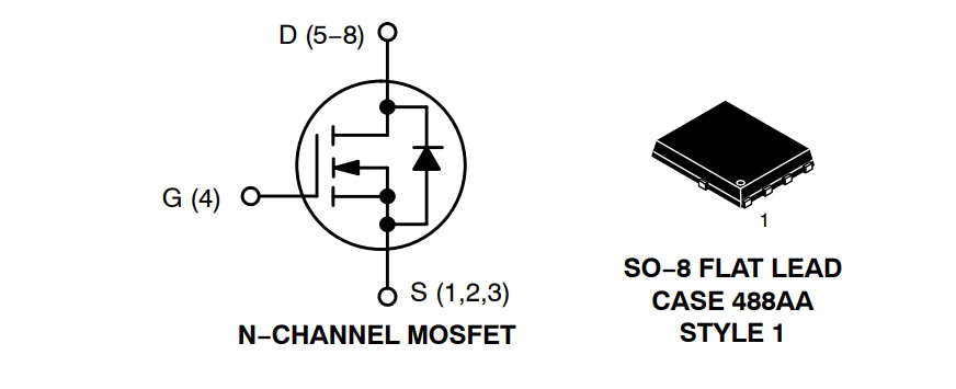 Application Circuit Diagram - onsemi NVMFS4C306N Power MOSFETs