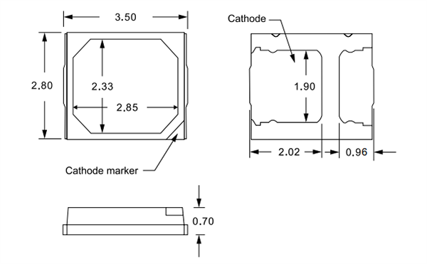 Lumileds LUXEON 2835 Commercial Mid-Power LEDs