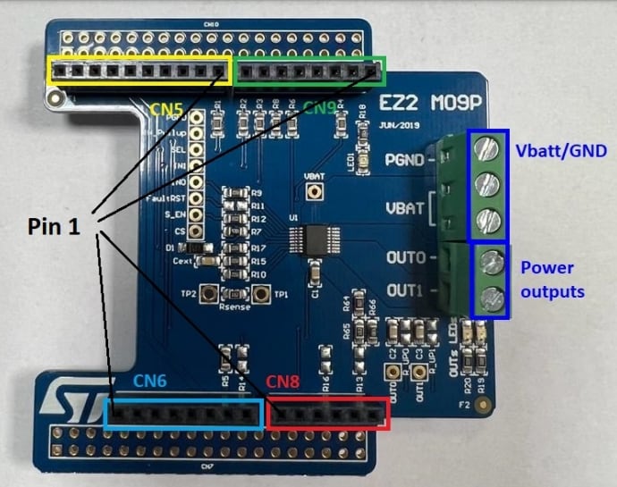 STMicroelectronics VND9012AJ Evaluation Board