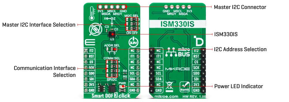 Mikroe MIKROE-5734 Smart DOF 3 Click