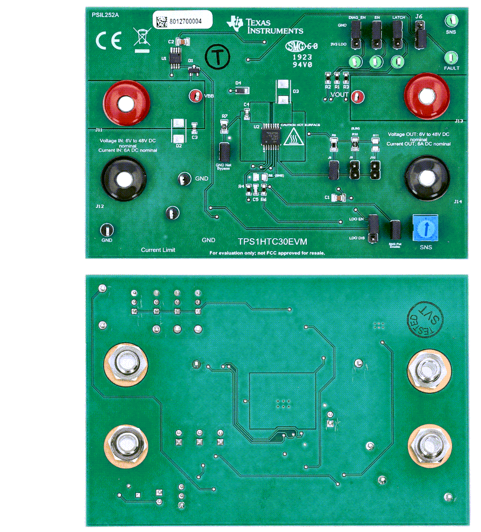 Texas Instruments TPS1HTC30EVM Evaluation Module