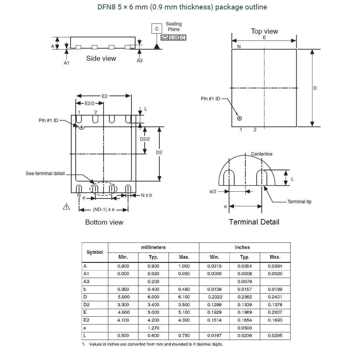 Mechanical Drawing - 1Global MFF2 LTE (Critical) Soldered eSIM