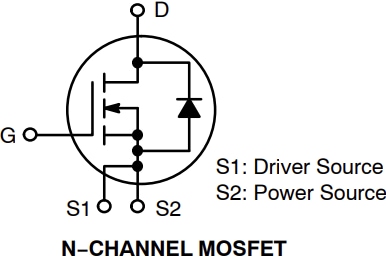 Schematic - onsemi NTH4L018N075SC1 N-Channel SiC MOSFET