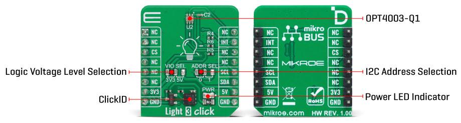 Mikroe MIKROE-5994 Light 3 Click