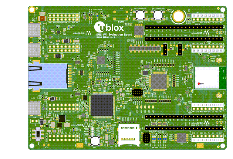 u-blox EVK-IRIS-W10 Evaluation Kits