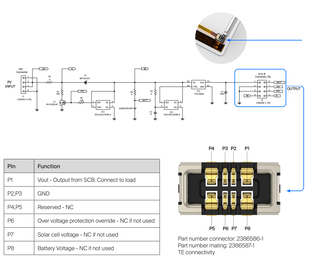 Schematic - Nichicon SCB Self-Charging Battery
