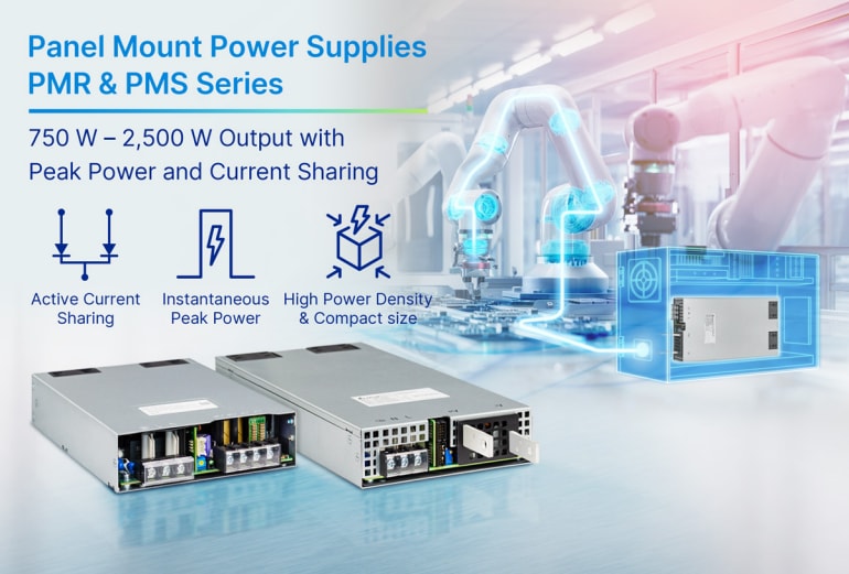 Infographic - Delta Electronics PMS Panel Mount Power Supplies