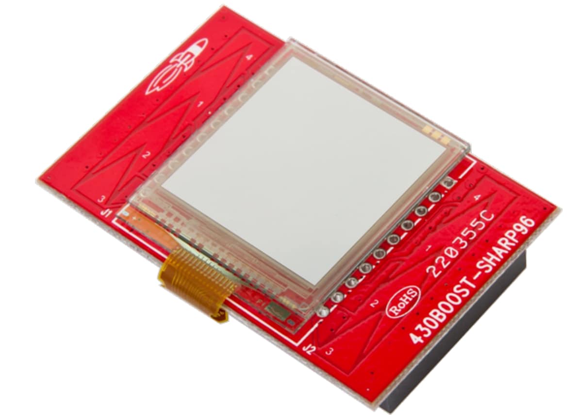 430BOOST-SHARP96 Sharp LCD BoosterPack