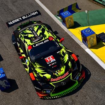 Mouser-Sponsored Vasser Sullivan Lexus Racing Team Gears up for the IMSA Battle at The Brickyard